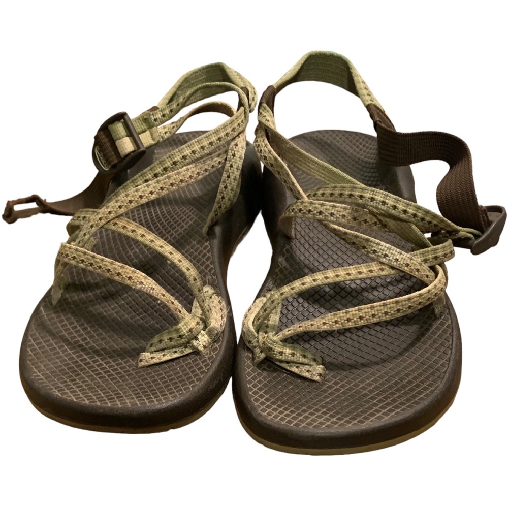 Chaco outdoor hiking trail sandals shoes women's size 10 green straps - Picture 2 of 6